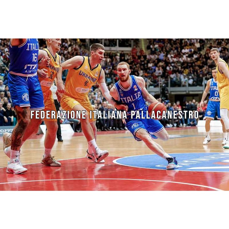 Niccolo Mannion Nazionale Pallacanestro Maschile Senior Federazione Italiana Pallacanestro 2023 Italia Italy - Ucraina Ukraine Fiba World Cup Qualifiers Livorno, 23/02/2023 Foto MarcoBrondi // CIAMILLO-CASTORIA