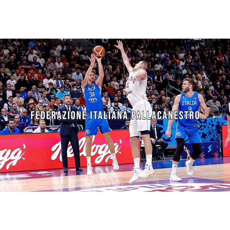 Achille Polonara Serbia Serbia - Italia Italy FIBA Eurobasket 2022, Berlino Ottavi di Finale Berlino, 11/09/2022 Foto MarcoBrondi // CIAMILLO-CASTORIA