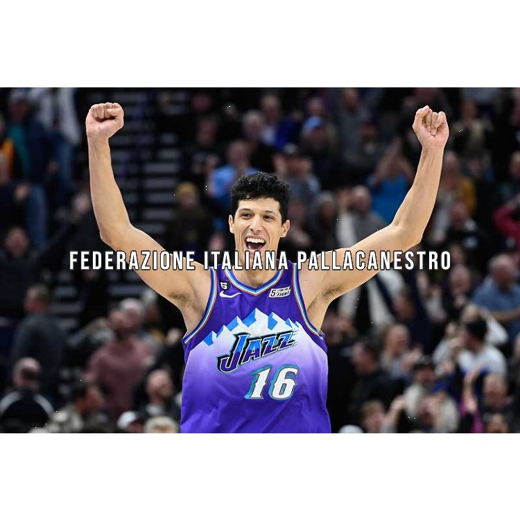 Fontecchio esulta dopo la vittoria sui Warriors