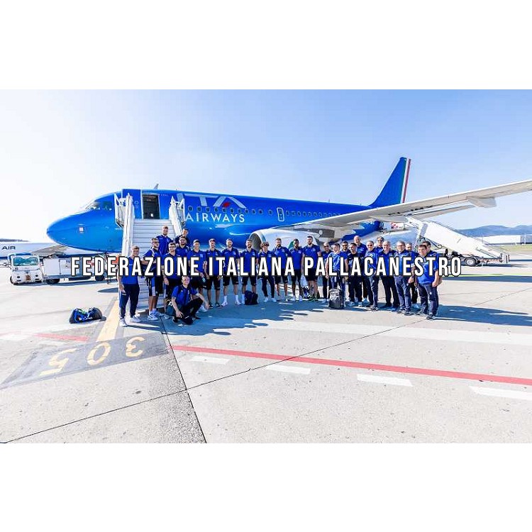Team, Ita Airways Nazionale Italiana Maschile Senior - Viaggio Brescia - Riga FIP 2022 Brescia, 23/08/22 Foto MarcoBrondi // CIAMILLO-CASTORIA